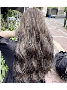 ピヨン 心斎橋(piLLon) 3Dハイライトカラー☆プラチナグレージュ