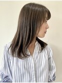 【FOLK】小顔 前髪 横髪 大人ミディアム アッシュベージュ♪