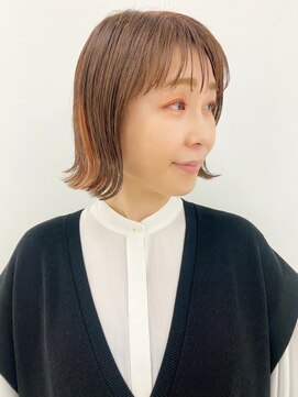 エンドリンク(endlink) イヤリングカラーぱっつんボブ