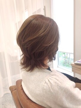 アドラーブル 長岡新保店(adorable) 大人かわいい無造作カール☆外ハネ×ふんわり愛されミディ