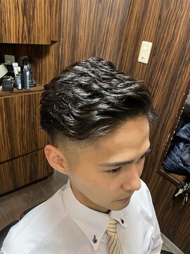 ヒロギンザ 新橋銀座口店(HIRO GINZA) フェード×アイロンパーマ
