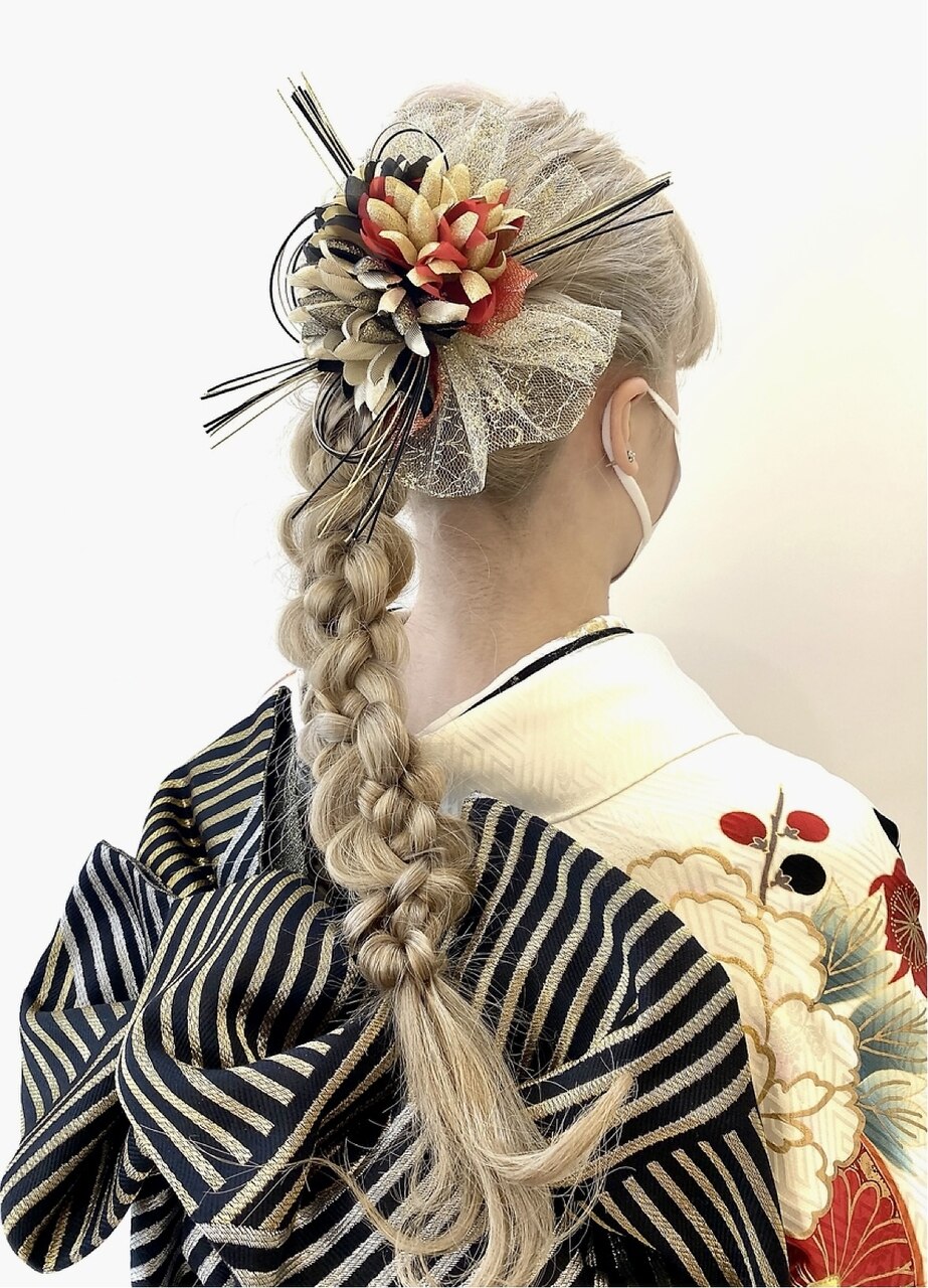 成人式 卒業式 振袖 袴 ヘアセット/アレンジ/編み込み/柏：L150482856