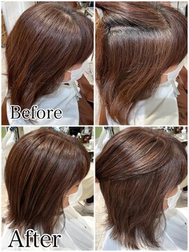 ネオリーブソラ 相模大野店(Neolive sola) 白髪ぼかしハイライト/デザインカラー30代40代50代