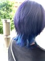 アグ ヘアー ディレット 西台店(Agu hair diletto) Wカラー『寒色ミックス』紫×青×水色