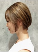 ハイライト/ボブ/ショート/大人女性/30代/40代/50代