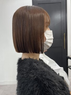 ネオリーブ クーロ(Neolive curro) 美髪矯正でつくる【タッセルボブ】