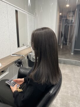 シェル 立川(shell) 透明感グレージュ/透け感カラー/ブリーチなし