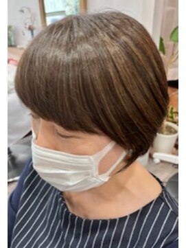 美容室 ラ・クープ 脱白髪染め大人ハイライト