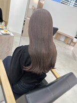 ヴィンスジオ 岐阜駅南(vince gio)&nbsp;ココアブラウン ブリーチ1回 髪質改善