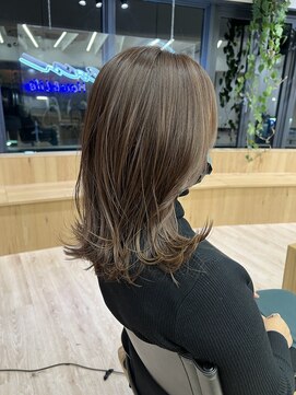 オーシャン(Ocean) 【Ocean Hair&Life 田中愛梨】透明感×細めナチュラルハイライト