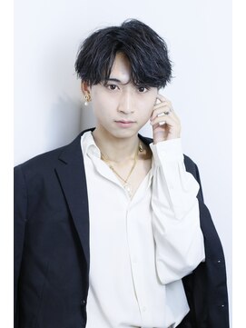 リップスヘアー 梅田(LIPPS hair) ちょい分けコンママッシュ