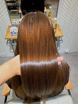 ニノット 武蔵小杉(○nino.) #美髪#エアリーロング#ピンクブラウン#切りっぱなしボブ