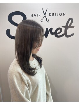 シークレット(Secret) 透明感◎カーキグレージュ