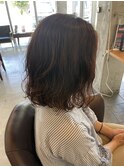 緩めのパーマスタイル