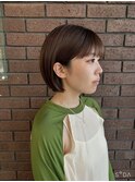 ショートボブ/ボブ/コンパクトショート/サイドバング/