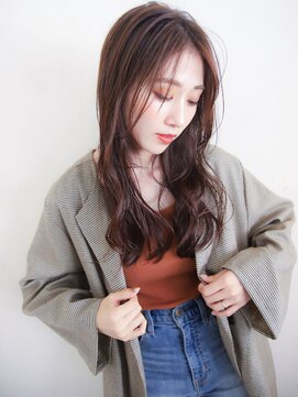 ジェニーバイメノン(JENNIE by Menon) イメチェン前髪 レイヤーカット ウェットヘア ロング