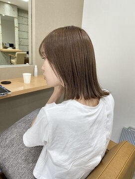 シンス(Since) アッシュベージュ/ブリーチなしカラー/夏目寧々