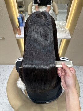 プアメリア 名古屋(Puamelia) 髪質改善/ブルーブラック/ダークグレージュ/酸熱トリートメント