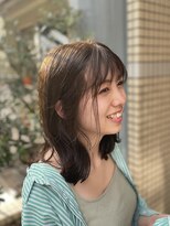 プレゼンス ネイヴィ(PRESENCE NAVY) 外ハネミディ