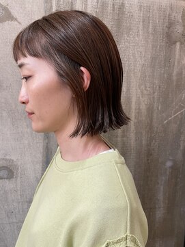 トコラソ 柏店(tocolaso) ブルージュ切りっぱなしボブ