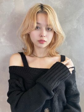 トルネード(TORNADO) 韓国へア サイドバングをフェイスレイヤーで垢抜けヘアに M0213