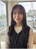 【miwa style】20代30代  ミディアム × ダークモカ 福岡