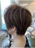 クセ毛を活かしたノンパーマショート
