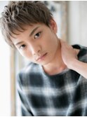 10代20代ブリーチデザインくせ毛風メンズショートa仙台愛子