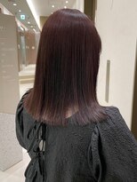 ソー 銀座(SAUT) ピンクブラウン/髪質改善カラー/ワンカラー/ピンクカラー