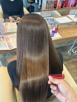 フレイムス ヘアアンドリラックス 大宮東口店(Frames) 髪質改善×ノンアルカリストレート