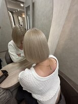 サイ(PSY)&nbsp;ブロンド／ボブ／池袋/ダブルカラー／ハイトーン