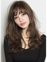フラッグ(flag) 透け感モカグレージュ×髪質改善トステアカラー