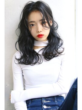 ロゼ 六甲道(ROSE) 【ROSE】黒髪スタイル＿パーマ＿韓国ヘア＿レイヤーカット