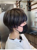 大人可愛い20代30代40代クールショートボブ