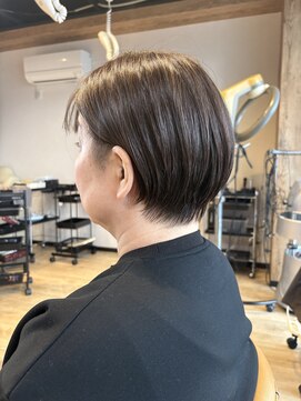 ジャストビューティ ルフレ 金沢八景店(Just Beauty Rufure) ショート/丸みショート/白髪ぼかし/ブリーチ無し