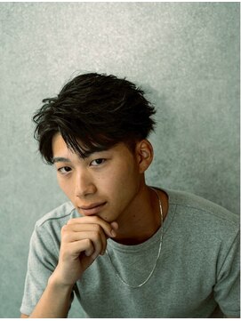ビカムメンズヘアー 栄店(become men's hair) フェザーパーマショートフェザー名古屋栄
