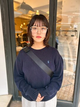 ジュベ(juve.) 大分ショートボブ顔周りレイヤーカット髪質改善カラー