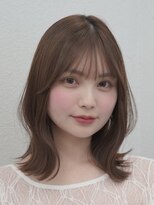 アンアミ オモテサンドウ(Un ami omotesando)&nbsp;韓国風くびれミディアムボブハッシュカット