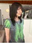 イメチェン/ホワイトブロンド/外ハネボブ/ワイドバング/栄/久屋