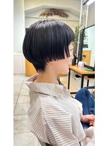リディー(Lidee) パチっとマッシュショート1027暗めカラー