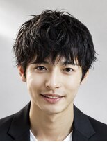 ゼンコー アオヤマ(ZENKO Aoyama)&nbsp;黒髪×マッシュ×無造作パーマ【メンズパーマ表参道渋谷原宿】