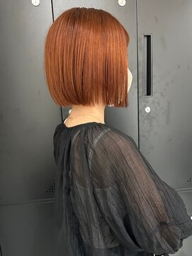 カミエ(kamie) 透明感溢れるブラウンボブ×ツヤ髪トリートメント