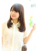 やっぱりナチュラルが大人かわいい。暗髪カラー３０代からの髪型