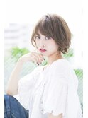 大人可愛いセンシュアルショートボブ◇ひし形シルエット