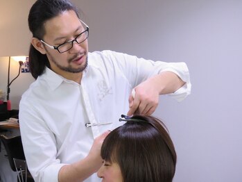 ヘアーサロン シュクル(hair salon sucru)の写真/【Inoueコンテスト/ジャーナル賞受賞】伸びてきても崩れないカット技術がママに大人気◎大人ボブが評判♪