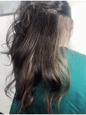 20代30代40代大人可愛いインナーカラー透明感ミルクティ