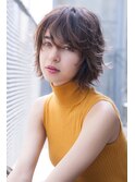 AUSTIN バレイヤージュ×大人カワイイくせ毛風ショート
