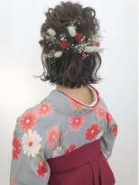 ビファインべクス(Befine becs) 【Befine京都】卒業式・謝恩会 切りっぱなしボブハーフアップ★