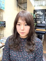 サムブリッジ(SOMEBRIDGE)&nbsp;ショコラブラウンカラー　× ベイビーバング　（SOMEBRIDGE）