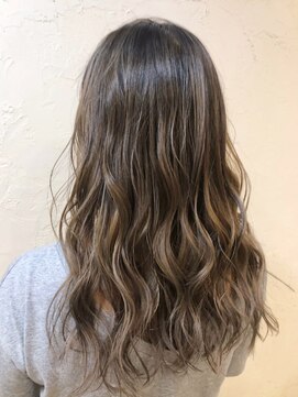 アイティー バイ アルバム 浦和店(IT by ALBUM) グレージュバレイヤージュ_ピンクベージュボブルフ_ba244322